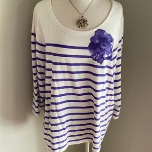 Coldwater Creek striped T Shirt